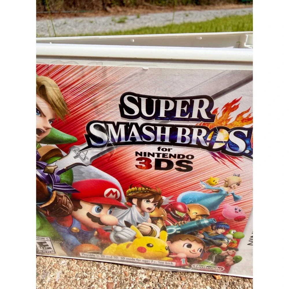 Super Smash Bros Nintendo 3DS Game CIB Fighting Mario Link Pikachu -Tested